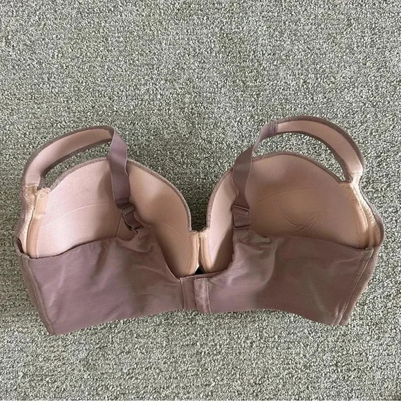 SOMA 40DDD Stunning Support Geo‎ Lace Full Coverage Underwire Bra Padded - Picture 2 of 4